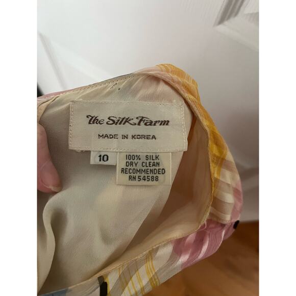 The Silk Farm 100% Silk Made in Korea Size 10 Multi color fairy pastels coquette - Picture 3 of 13